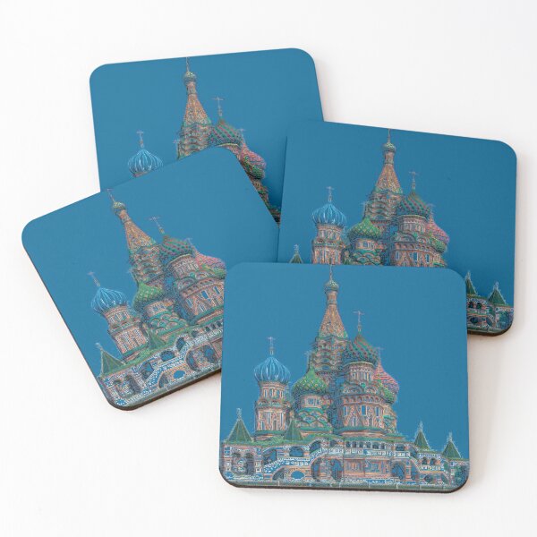 Item preview, St Basils Cathedral Inked and Penciled designed and sold by janraydesigns.
