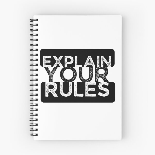 Item preview, Explain Your Rules designed and sold by Joy Poddar.
