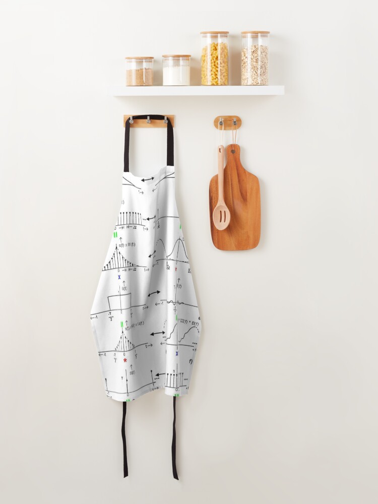 Alternate view of #Discrete #Fourier #Transform. #Diagram, graph, formula, chalk out, illustration, physics, graph plot, symbol, guidance, draft, sketch, science, research, scientific experiment Apron