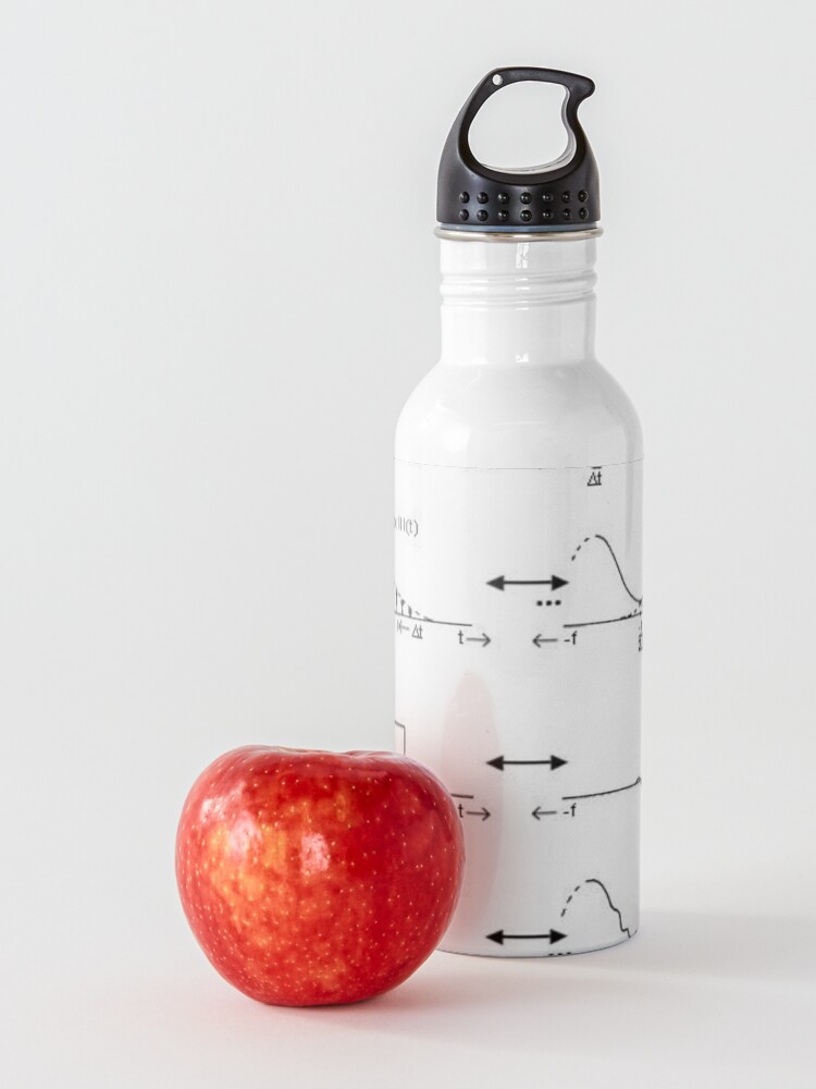 Alternate view of #Discrete #Fourier #Transform. #Diagram, graph, formula, chalk out, illustration, physics, graph plot, symbol, guidance, draft, sketch, science, research, scientific experiment Water Bottle