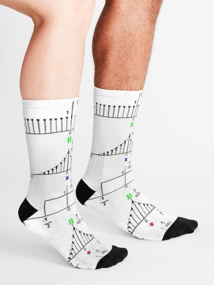 Alternate view of #Discrete #Fourier #Transform. #Diagram, graph, formula, chalk out, illustration, physics, graph plot, symbol, guidance, draft, sketch, science, research, scientific experiment Socks