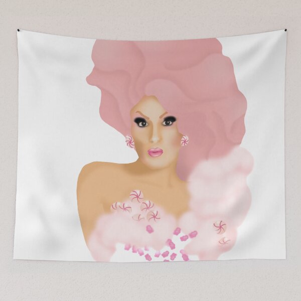 Item preview, Alaska Sugar Ball Cotton Candy Dress  From Rupaul's Drag Race Season 5 designed and sold by Kerrie Forbes.