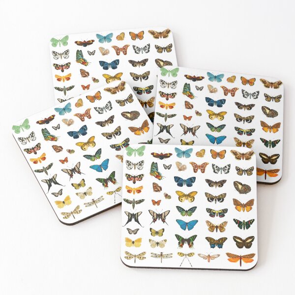 Item preview, Vintage butterflies and moths by Charles Dessalines D'orbigny designed and sold by monsterplanet.
