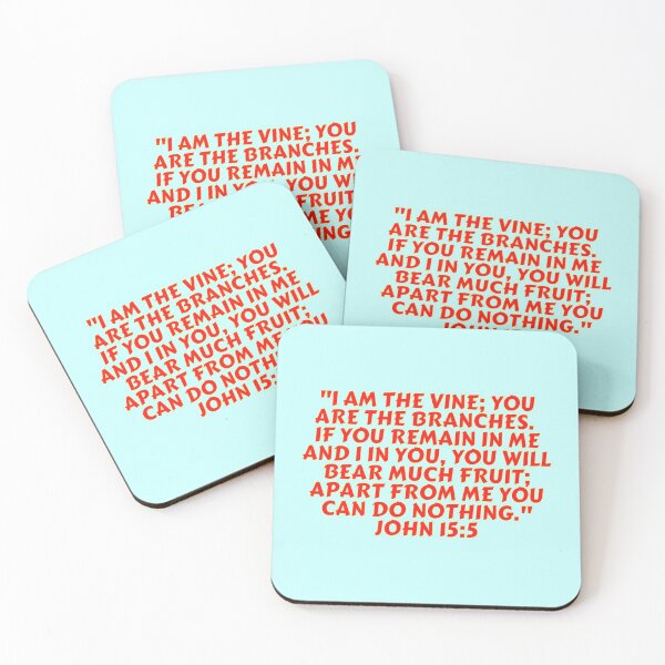 Item preview, Bible Verse John 15:5 designed and sold by Prayingwarrior.