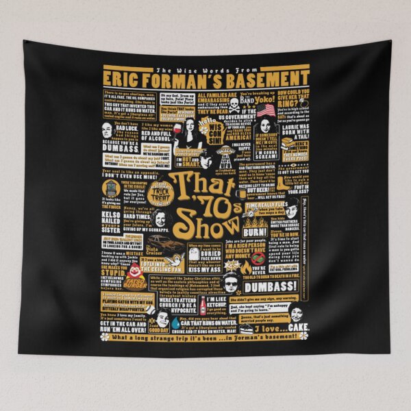 Item preview, The Wise Words From Eric Forman's Basement Shirt designed and sold by Cybertruck2024r.