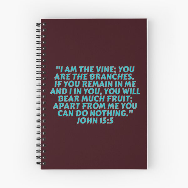 Item preview, Bible Verse John 15:5 designed and sold by Prayingwarrior.
