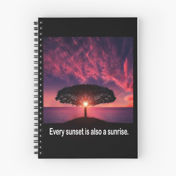 Item preview, Every sunset is also a sunrise. designed and sold by DopeDesign111.