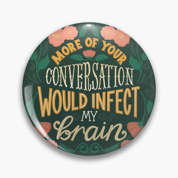 Item preview, Shakespeare Insult - Conversation Infects Brain, Coriolanus designed and sold by Kit Cronk.
