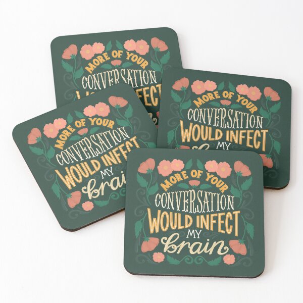 Item preview, Shakespeare Insult - Conversation Infects Brain, Coriolanus designed and sold by Kit Cronk.