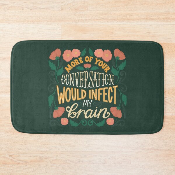 Item preview, Shakespeare Insult - Conversation Infects Brain, Coriolanus designed and sold by Kit Cronk.