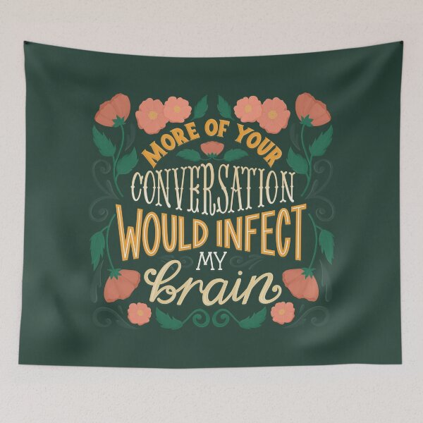 Item preview, Shakespeare Insult - Conversation Infects Brain, Coriolanus designed and sold by Kit Cronk.