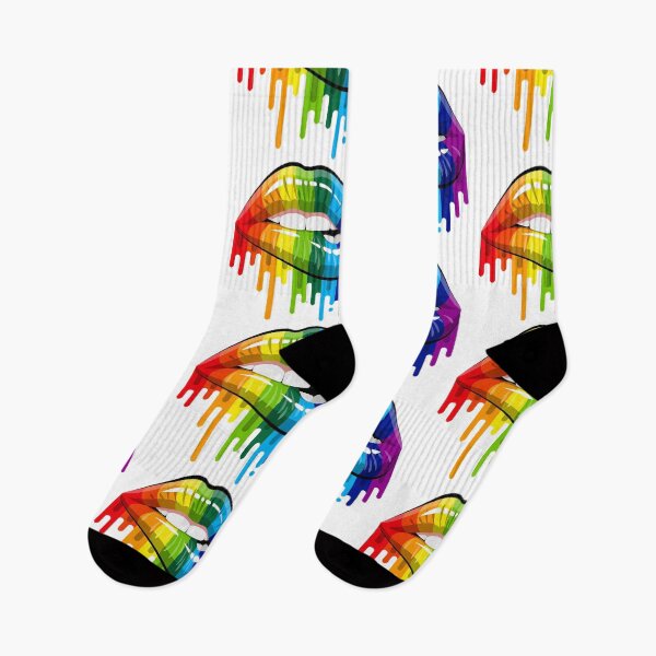 Item preview, Sexy Gay Pride Lip Bite Boo  designed and sold by LostLegends.