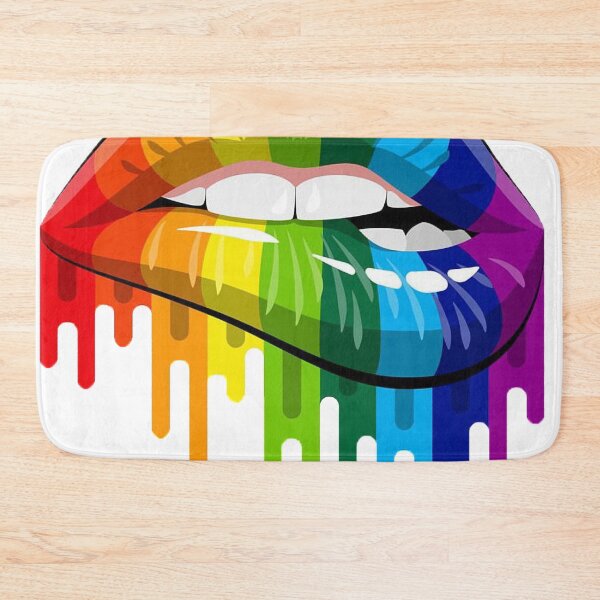 Item preview, Sexy Gay Pride Lip Bite Boo  designed and sold by LostLegends.