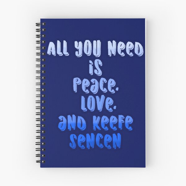Item preview, All You Need Is Peace, Love, and Keefe Sencen designed and sold by Shea Sketches.