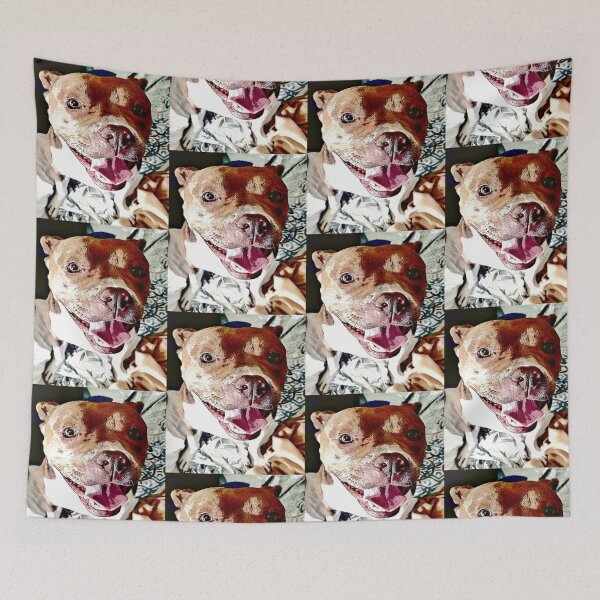 Item preview, Smiling Pittie Face designed and sold by blakcirclegirl.