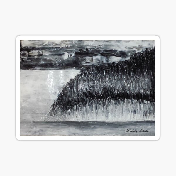 Stormy Night Sticker