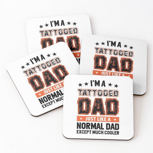 Item preview, I'm A Tattooed Dad Just Like A Normal Dad Except Much Cooler designed and sold by mdnrsakib.
