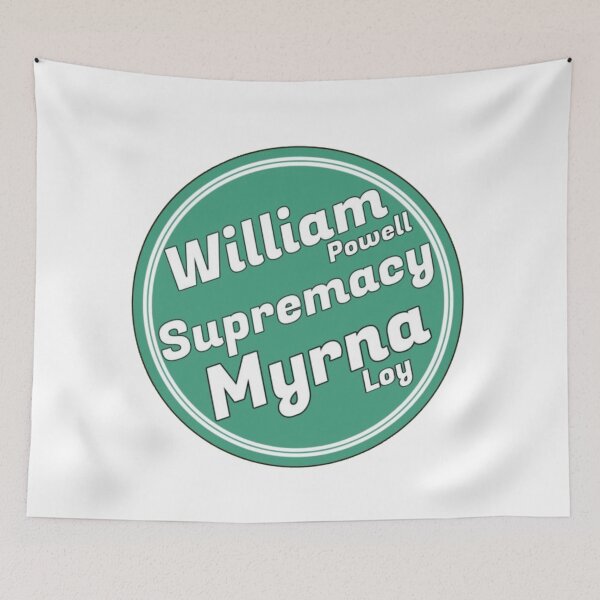 Item preview, Bill Powell & Myrna Loy Supremacy designed and sold by rosesbwayshop.