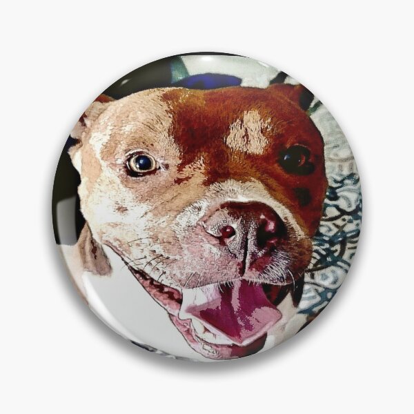 Item preview, Smiling Pittie Face designed and sold by blakcirclegirl.
