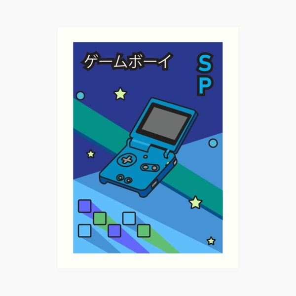 Gameboy Advance Poster Art Print By Nightlight0 Redbubble