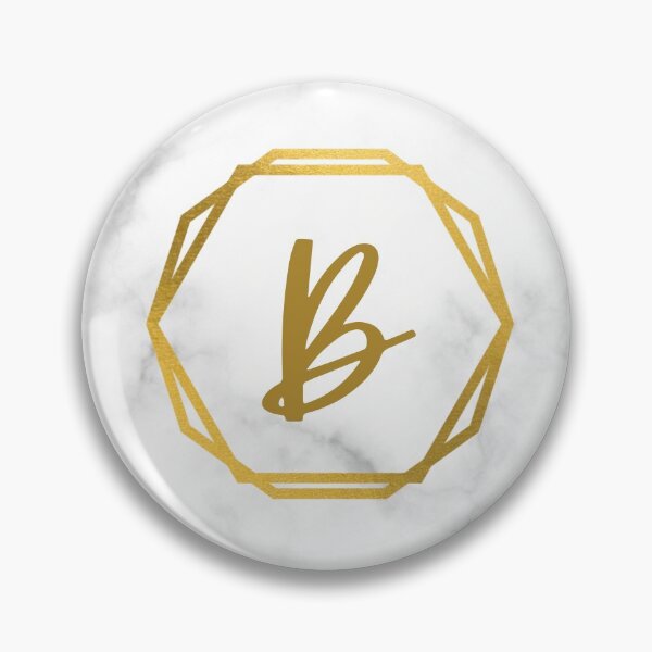 Item preview, White Marble Background with Personalized Initial Letter B designed and sold by Increnimal.