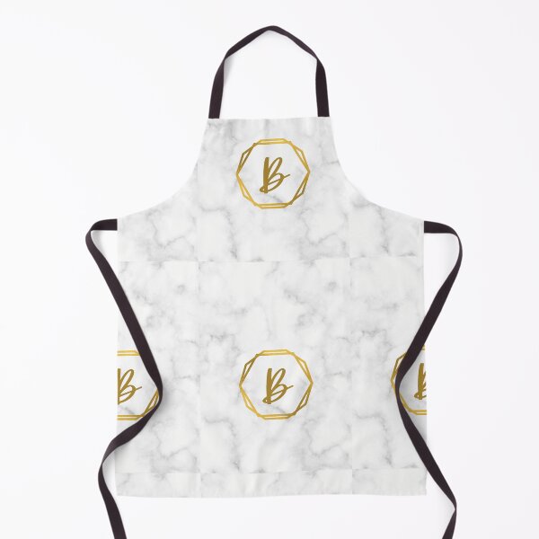 Item preview, White Marble Background with Personalized Initial Letter B designed and sold by Increnimal.