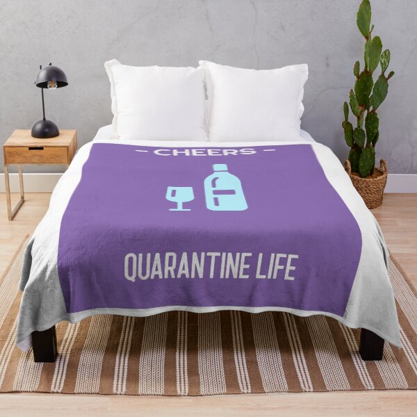 Item preview, Cheers Quarantine life! designed and sold by Printbubbles.