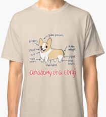 Anatomy of a Corgi Classic T-Shirt