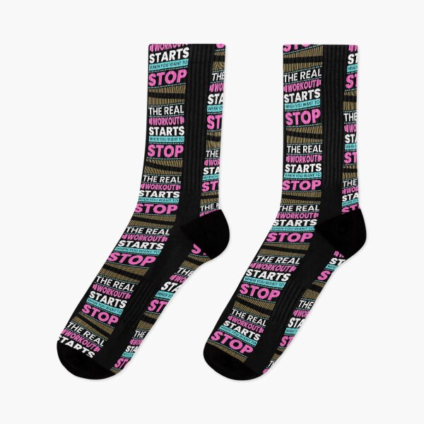 Item preview, The Real Workout Starts When You Want To Stop designed and sold by GeeHanz.
