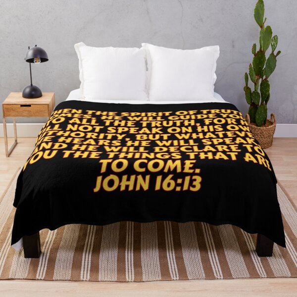 Item preview, Bible Verse John 16:13 designed and sold by Prayingwarrior.