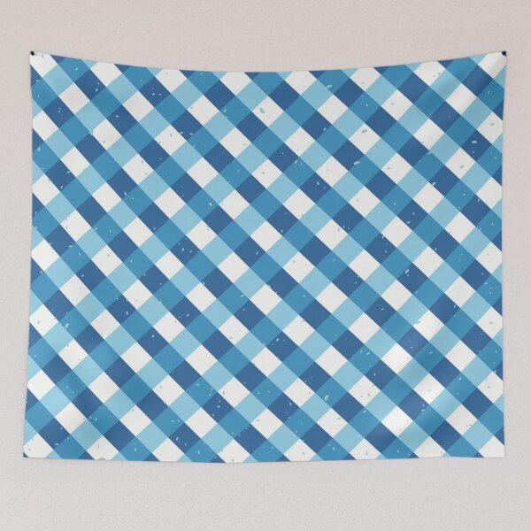Item preview, Blue Checkered Dot Quilt Pattern designed and sold by nuvalonstyles.