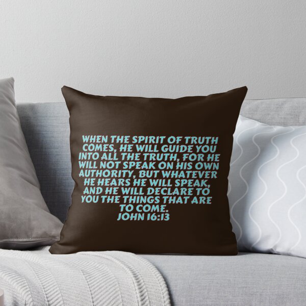 Item preview, Bible Verse John 16:13 designed and sold by Prayingwarrior.