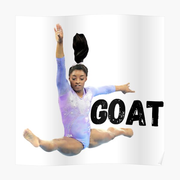 "Simone biles goat" Poster for Sale by AddyRo Redbubble