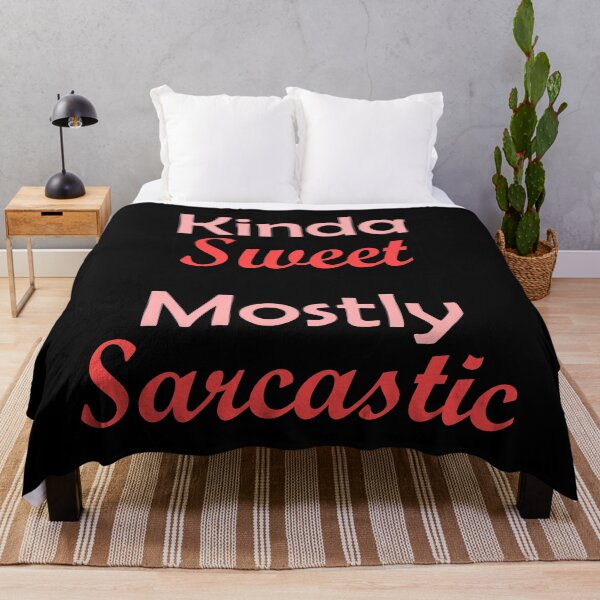 Item preview, Kinda Sweet Mostly Sarcastic Red designed and sold by Qestar.
