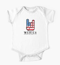 4th of July Tank Top - Merica One Piece - Short Sleeve