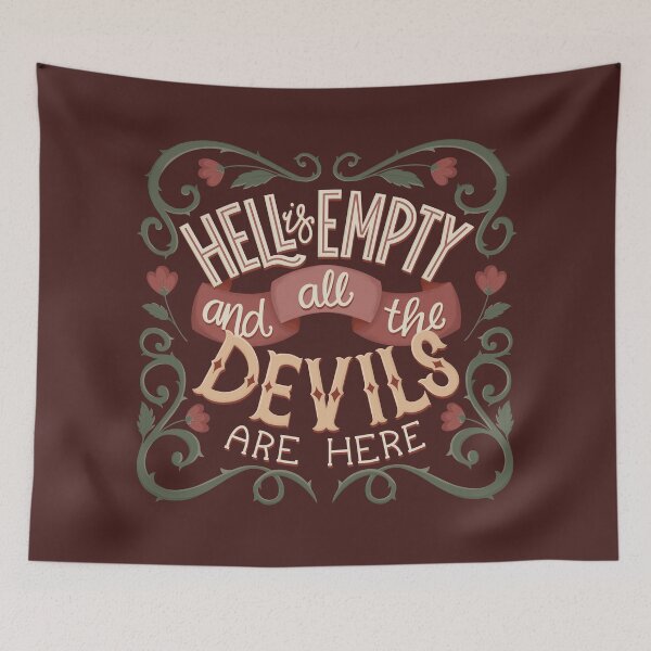 Item preview, Shakespeare Insult - All The Devils Are Here designed and sold by Kit Cronk.