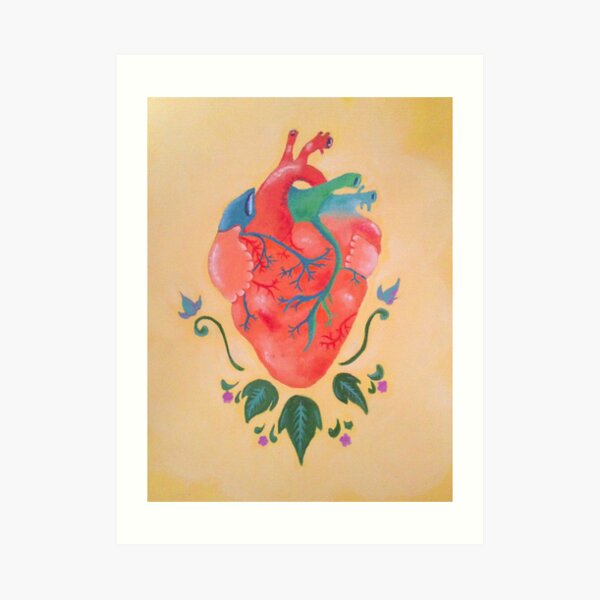 Corazón de melón Lámina artística