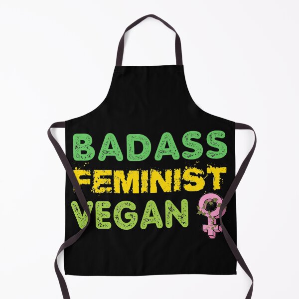 Item preview, Badass vegan feminist  designed and sold by SidTastic .