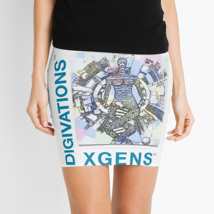 Item preview, Mini Skirt designed and sold by DIGIVATIONS.