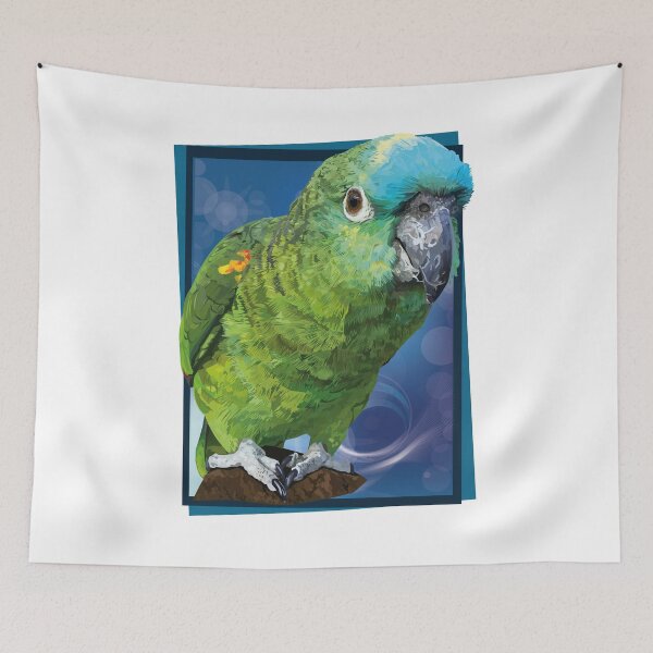 Item preview, blue-fronted amazon designed and sold by obscurite.