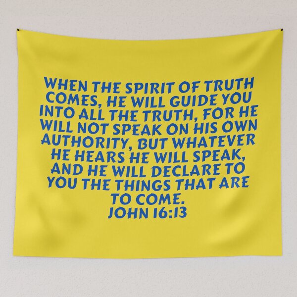 Item preview, Bible Verse John 16:13 designed and sold by Prayingwarrior.