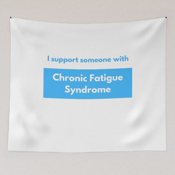 Item preview, I support someone with Chronic Fatigue Syndrome (Blue Block) designed and sold by Chantelle  Spies.