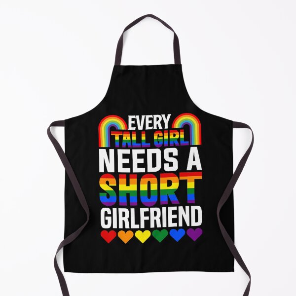 Item preview, Every Tall Girl Needs A Short Girlfriend Women LGBT Pride Shirt designed and sold by jvtee.