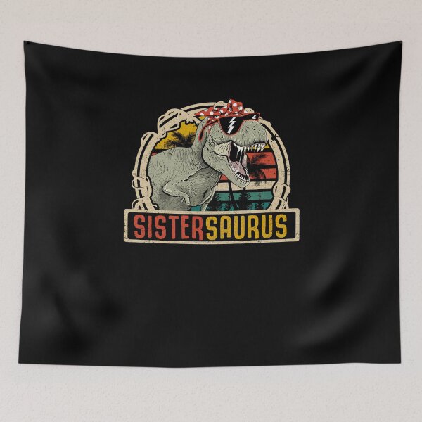 Item preview, Sistersaurus T Rex Dinosaur Sister Saurus Family Matching designed and sold by cadieuxart.