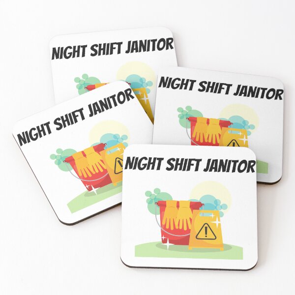 Item preview, night shift janitor designed and sold by Zaibo.