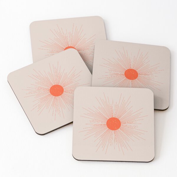 Item preview, Abstract Orange Sun | Bursting Sun Rays designed and sold by Sadhana Design Studio.