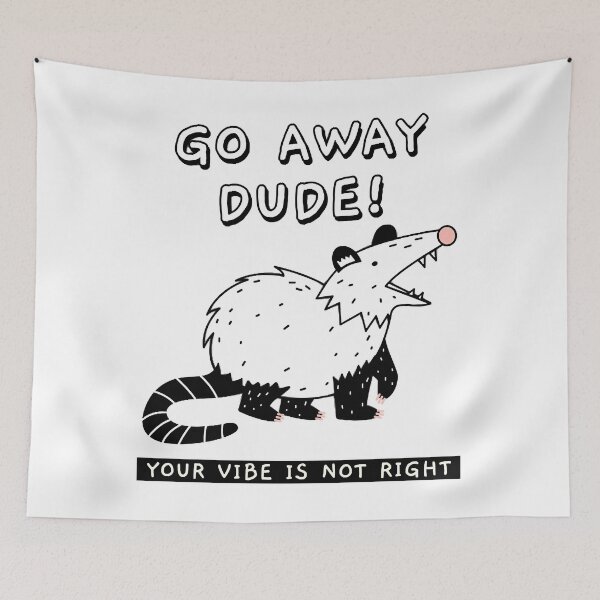 Item preview, illustrated-t-shirt-design-ma-featuring-funny-opossums  designed and sold by ambro97.