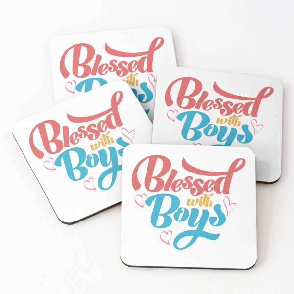 Item preview, Blessed with boys | Mother’s day gift designed and sold by GospelShirts.