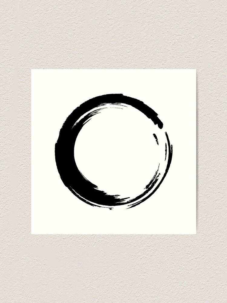 Enso Zen Circle Canvas Print