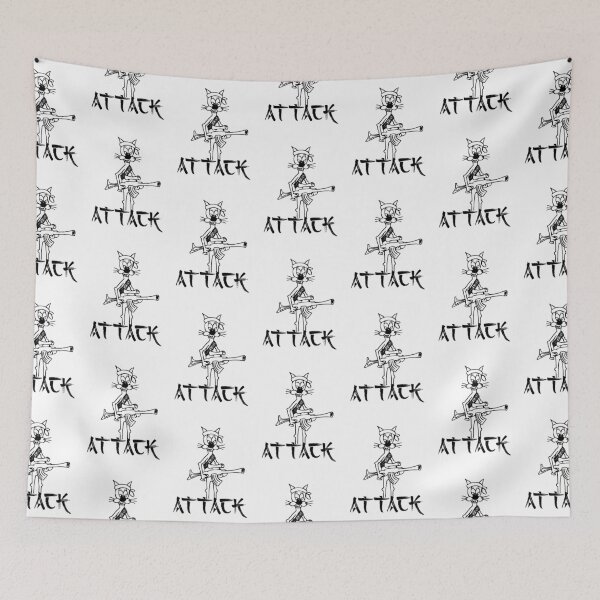 Item preview, Kotty Attack designed and sold by basitcv.